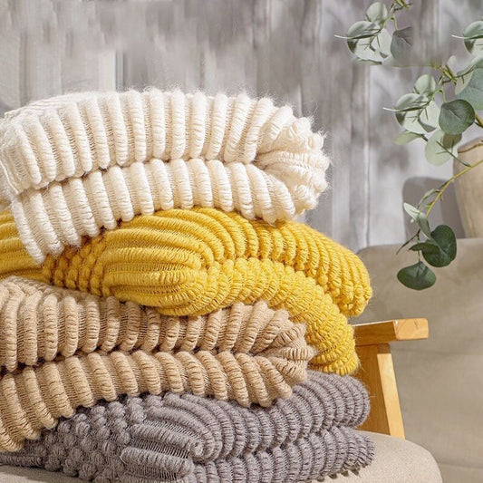 Nordic Knitted Blanket